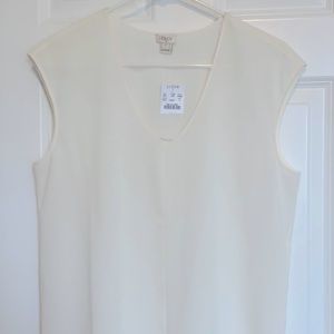 NWT J Crew sleeveless blouse